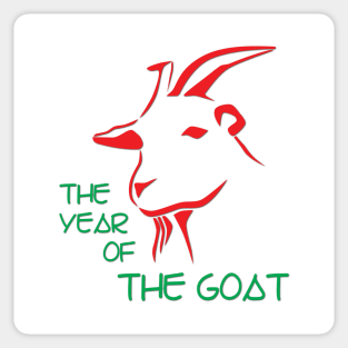 The Year of the Goat Sticker